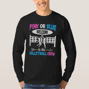 Volleyball Gender Reveal for a Volleyball   T-Shirt