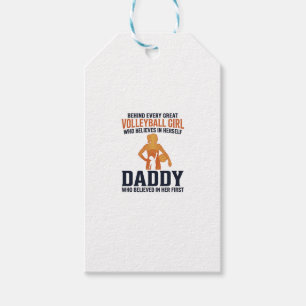 Volleyball Girl Daddy Vintage Engraving Shirt Desi Gift Tags