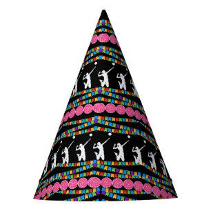 Volleyball Girl Player Birthday Party Hat