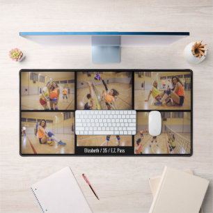Volleyball Girl Player Personalise Images Desk Mat