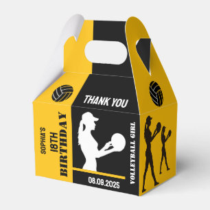 Volleyball Girl, Volleyball Player Gift, Birthday Favour Box