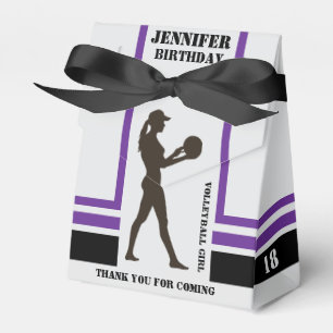 Volleyball Girl, Volleyball Player Gift, Birthday Favour Box