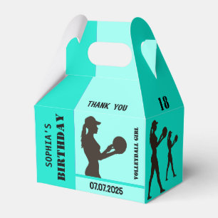 Volleyball Girl, Volleyball Player Gift, Birthday Favour Box