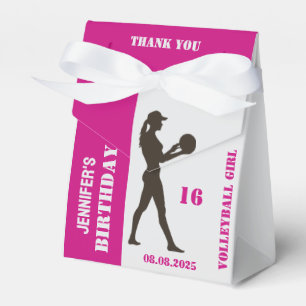 Volleyball Girl, Volleyball Player Gift, Birthday Favour Box