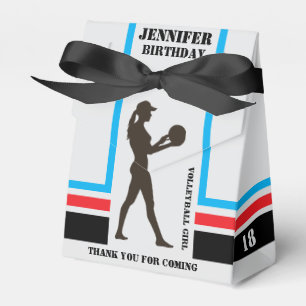 Volleyball Girl, Volleyball Player Gift, Birthday  Favour Box