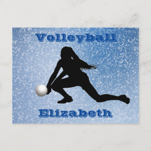 Volleyball Glam Postcard