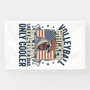 Volleyball Grandad Vintage Funny Shirt Design_1 Banner