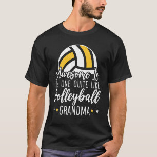 Volleyball Grandma Sport Game Serve T-Shirt