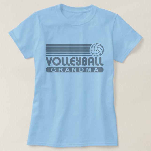 Volleyball Grandma T-Shirt (Design Front)
