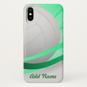 Volleyball Green Customise Personalise Case-Mate iPhone Case