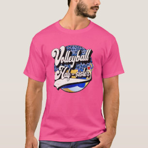 Volleyball Half Sister Vintage Volleyball Family M T-Shirt