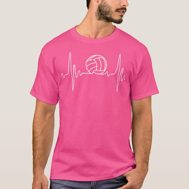 Volleyball 	 Heartbeat T-Shirt (Front)