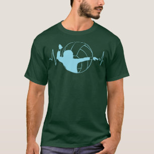 Volleyball Heartbeat T-Shirt