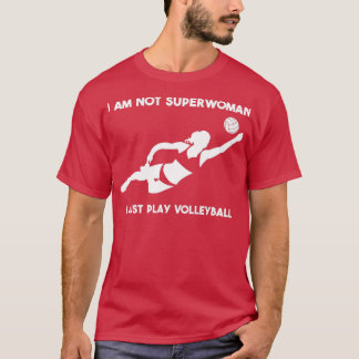 Volleyball i just play volleyball black T-Shirt