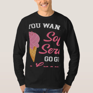 Volleyball If You Want A Soft Serve Ice Cream Men T-Shirt