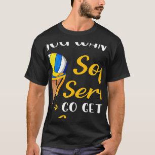 Volleyball If You Want A Soft Serve Ice Cream Men T-Shirt