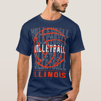 Volleyball Illinois  T-Shirt