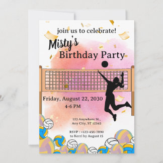 Volleyball Invitation