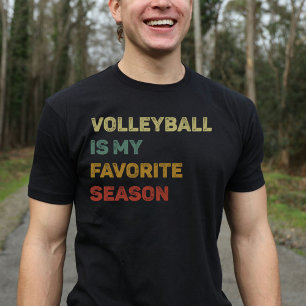 Volleyball Is My Favourite Season Retro T-Shirt