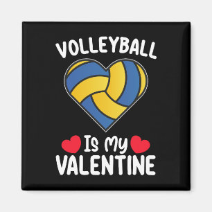 Volleyball Is My Valentine Day Sports Magnet