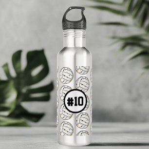Volleyball Jersey Number 710 Ml Water Bottle