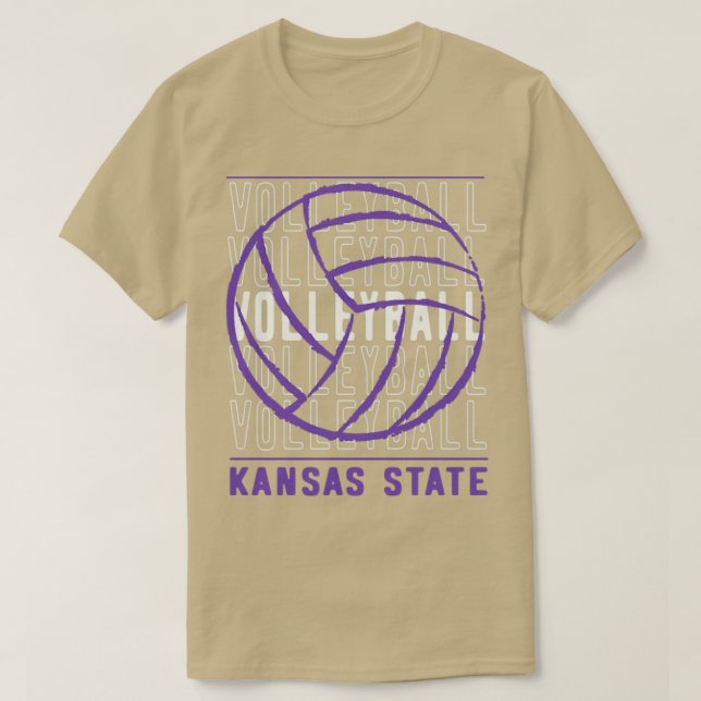Volleyball Kansas State T-Shirt (Design Front)