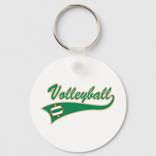 Volleyball Key Ring (Front)