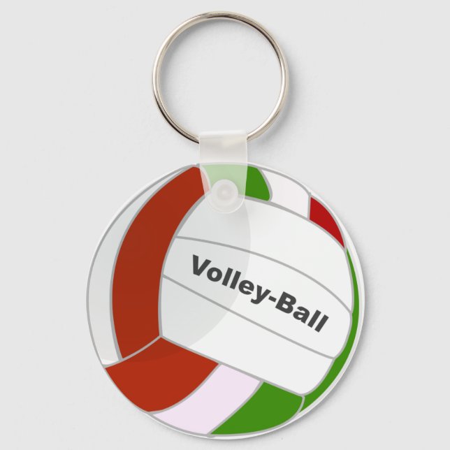 Volleyball Key Ring (Front)