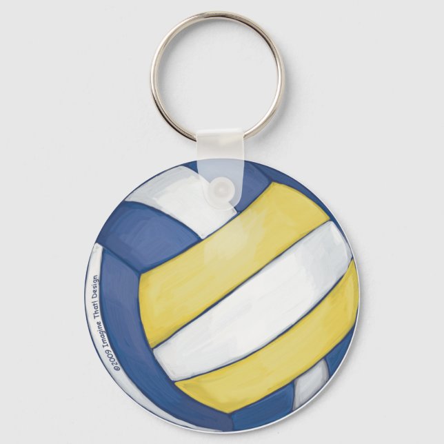 Volleyball Key Ring (Front)