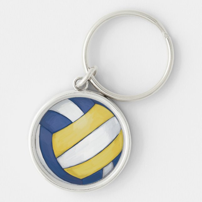 Volleyball Key Ring (Front)