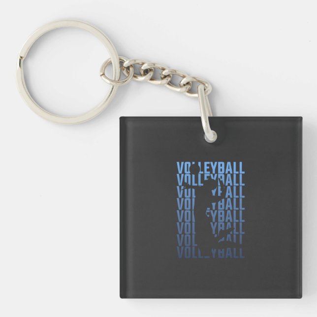 Volleyball Key Ring (Front)
