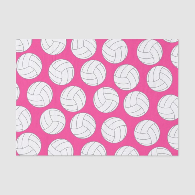 Volleyball Kids Birthday Party Sports Tissue Paper (Front)