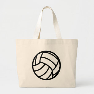 Volleyball Large Tote Bag