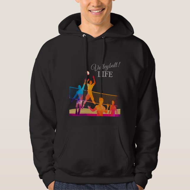 Volleyball Life Hoodie (Front)