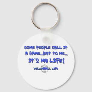 Volleyball Life Key Ring