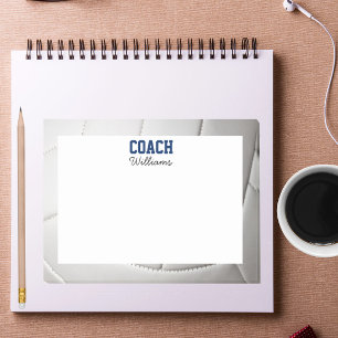 Volleyball Look Personalised Coach Post-it Notes