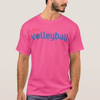 Volleyball Love For Boy Girl Youth T-Shirt