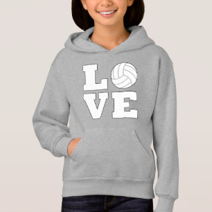 Volleyball Love Girl's Sweathshirt