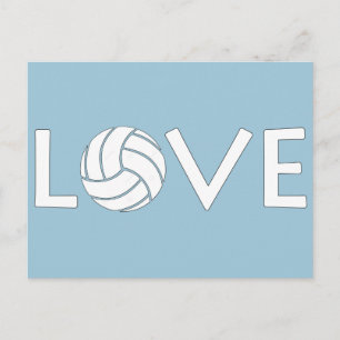 Volleyball Love Postcard