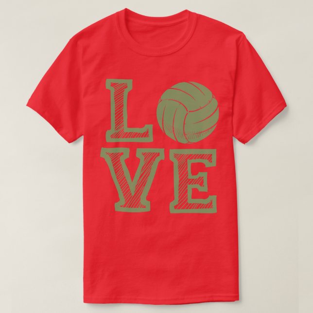 Volleyball Lover 2 T-Shirt (Design Front)
