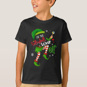 Volleyball Lover Elf Matching Family Group Xmas Pa T-Shirt