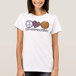 Volleyball Lover fun - Peace Love Volleyball T-Shirt