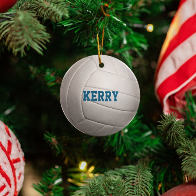 Volleyball Lover Personalised Ornament (Creator Uploaded)