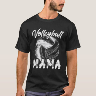Volleyball Mama For Women Family Matching Players  T-Shirt