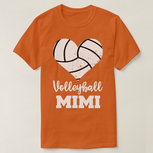 Volleyball Mimi Funny Volleyball Player Mimi  T-Shirt (Design Front)