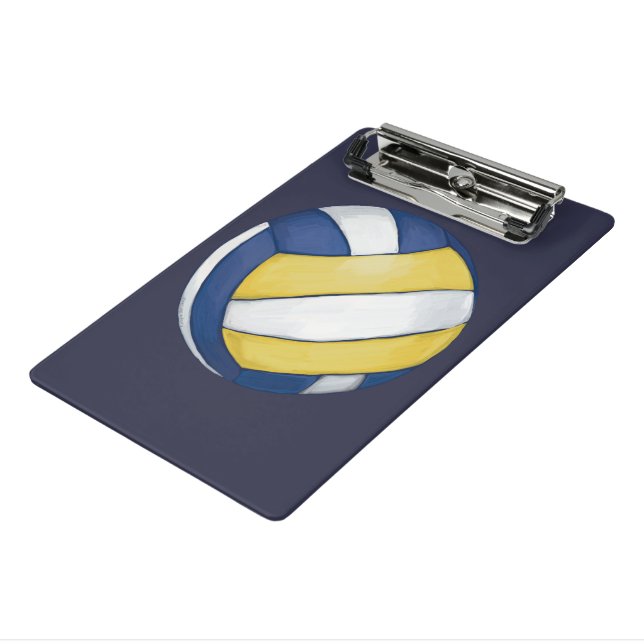 Volleyball Mini Clipboard (Angled3)