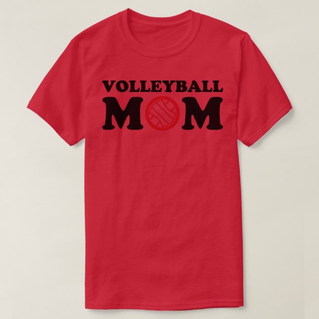 Volleyball Mom1 T-Shirt (Design Front)
