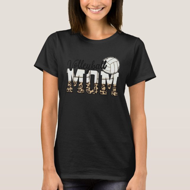 Volleyball Mom676 T-Shirt (Front)