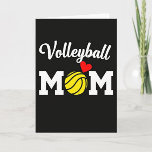 Volleyball Mom Sports Fan Card