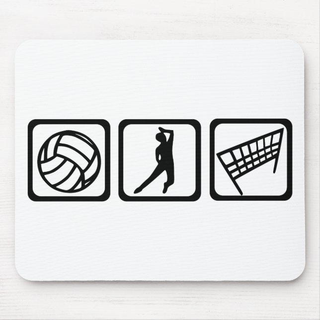 Volleyball Mouse Pad (Front)